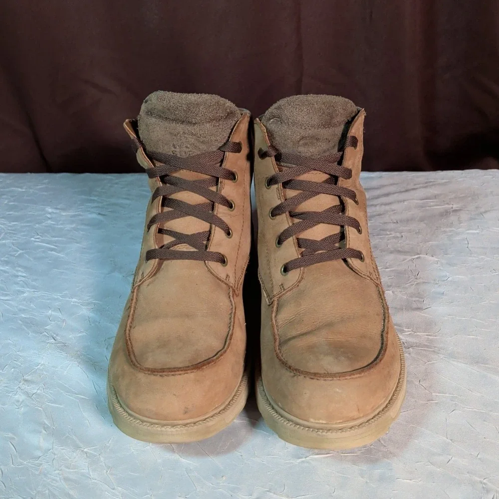 Sorel Madson II Boots Mens Size 11 Moc Toe Brown Waterproof Leather NM3851-242